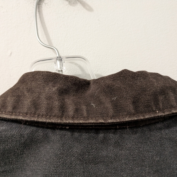 Vintage Carhartt Detroit Jacket J97 BLK Black Blanket Lined Mens 2XL Tall - Picture 9 of 16